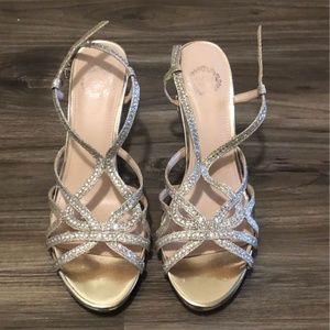 I. Miller gold shoes